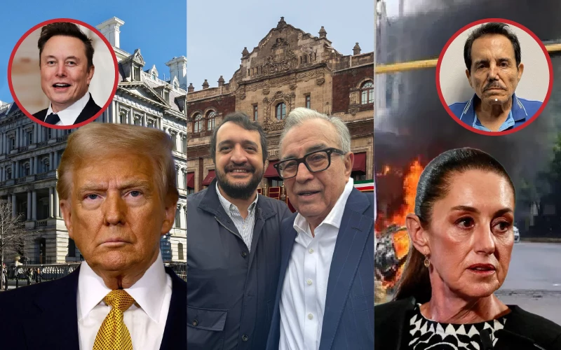 Musk y Trump, Andy y Rubén y el Mayo y Claudia